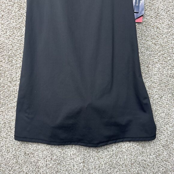Reebok Retro Acvite Tennis Dress Black Women XL Attached Short Bra With Pads New - Picture 4 of 16